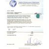 Image 3 : 14KT White Gold 1.24 ctw Emerald and Diamond Ring