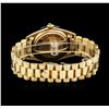 Image 3 : Gents Rolex DayDate 18KT Yellow Gold 0.56 ctw Diamond Wristwatch
