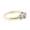 Image 2 : 14KT Two-Tone Gold 0.42 ctw Diamond Ring