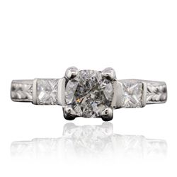 Platinum 1.33 ctw Diamond Ring