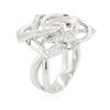 Image 3 : 14KT White Gold 0.40 ctw Diamond Ring