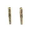 Image 1 : 14KT Yellow Gold 0.39 ctw Diamond Earrings