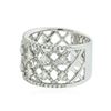 Image 2 : 14KT White Gold 1.18 ctw Diamond Ring
