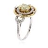 Image 3 : 14KT White Gold 1.29 ctw Diamond Ring