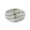Image 1 : 14KT White Gold 0.90 ctw Diamond Ring
