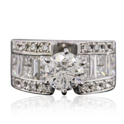 18KT White Gold 3.94 ctw Diamond Ring