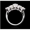 Image 3 : 14KT White Gold 1.67 ctw Diamond Ring