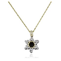 14KT Yellow Gold 0.26 ctw Diamond Pendant