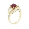 Image 3 : 14KT Yellow Gold 1.78 ctw Ruby and Diamond Ring