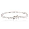 Image 2 : 18KT White Gold 9.44 ctw Diamond Tennis Bracelet