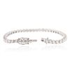 Image 3 : 18KT White Gold 9.44 ctw Diamond Tennis Bracelet