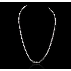 14KT White Gold 3.49 ctw Diamond Necklace