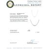 Image 3 : 14KT White Gold 3.49 ctw Diamond Necklace