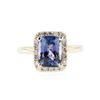 Image 1 : 14KT Yellow Gold 2.11 ctw Tanzanite and Diamond Ring