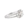 Image 2 : 18KT White Gold 1.12 ctw Diamond Ring