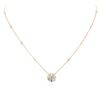 Image 1 : 14KT Rose Gold 1.87 ctw Diamond Necklace