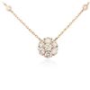 Image 2 : 14KT Rose Gold 1.87 ctw Diamond Necklace