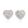 Image 1 : 18KT White Gold 1.17 ctw Diamond Earrings