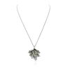 Image 2 : 18KT White Gold 1.24 ctw Diamond Pendant With Chain