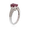 Image 3 : 14KT White Gold 1.85 ctw Ruby and Diamond Ring