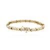 Image 2 : 14KT Yellow Gold 1.63 ctw Diamond Bracelet