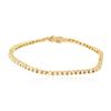 Image 1 : 14KT Yellow Gold 1.47 ctw Diamond Tennis Bracelet