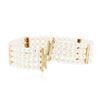 Image 3 : 14KT Yellow Gold Pearl and Diamond Choker