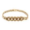 Image 1 : 14KT Yellow Gold 1.12 ctw Diamond Bracelet