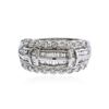 Image 1 : 14KT White Gold 1.00 ctw Diamond Ring