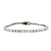 Image 1 : 14KT White Gold 9.19 ctw Diamond Tennis Bracelet