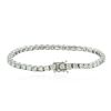 Image 2 : 14KT White Gold 9.19 ctw Diamond Tennis Bracelet