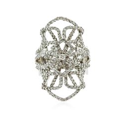 14KT White Gold 1.11 ctw Diamond Ring