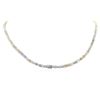 Image 1 : 14KT White Gold 52.12 ctw Rough Diamond Necklace