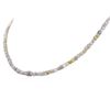 Image 2 : 14KT White Gold 52.12 ctw Rough Diamond Necklace