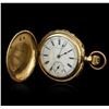 Image 3 : Seth Thomas 14KT Yellow Gold Full Hunter Antique Pocket Watch