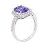 Image 3 : 14KT White Gold 2.03 ctw Tanzanite and Diamond Ring