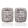 Image 1 : 14KT White Gold 1.10 ctw Diamond Earrings