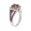 Image 3 : 14KT White Gold 2.21 ctw Ruby and Diamond Ring