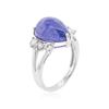 Image 3 : 14KT White Gold 7.57 ctw Tanzanite and Diamond Ring