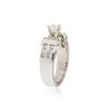 Image 3 : 14KT White Gold 1.45 ctw Diamond Ring