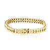 Image 2 : 14KT Yellow Gold 1.04 ctw Diamond Bracelet