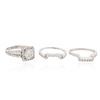 Image 3 : 14KT White Gold 2.25 ctw Diamond Ring