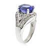 Image 3 : 14KT White Gold 3.28 ctw Tanzanite and Diamond Ring
