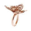 Image 3 : 14KT Rose Gold 1.29 ctw Diamond Ring