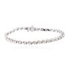 Image 1 : 14KT White Gold 2.67 ctw Diamond Tennis Bracelet