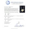Image 3 : Platinum 1.28 ctw Diamond Pendant With Chain