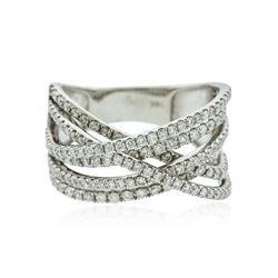 14KT White Gold 0.80 ctw Diamond Ring