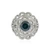 Image 1 : 14KT White Gold 1.90 ctw Blue Diamond Ring