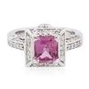 Image 1 : 14KT White Gold 1.85 ctw Sapphire and Diamond Ring