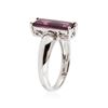 Image 3 : 14KT White Gold 2.18 ctw Pink Tourmaline and Diamond Ring